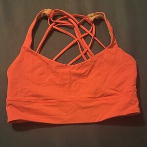 Pink Crisscross Sports Bra